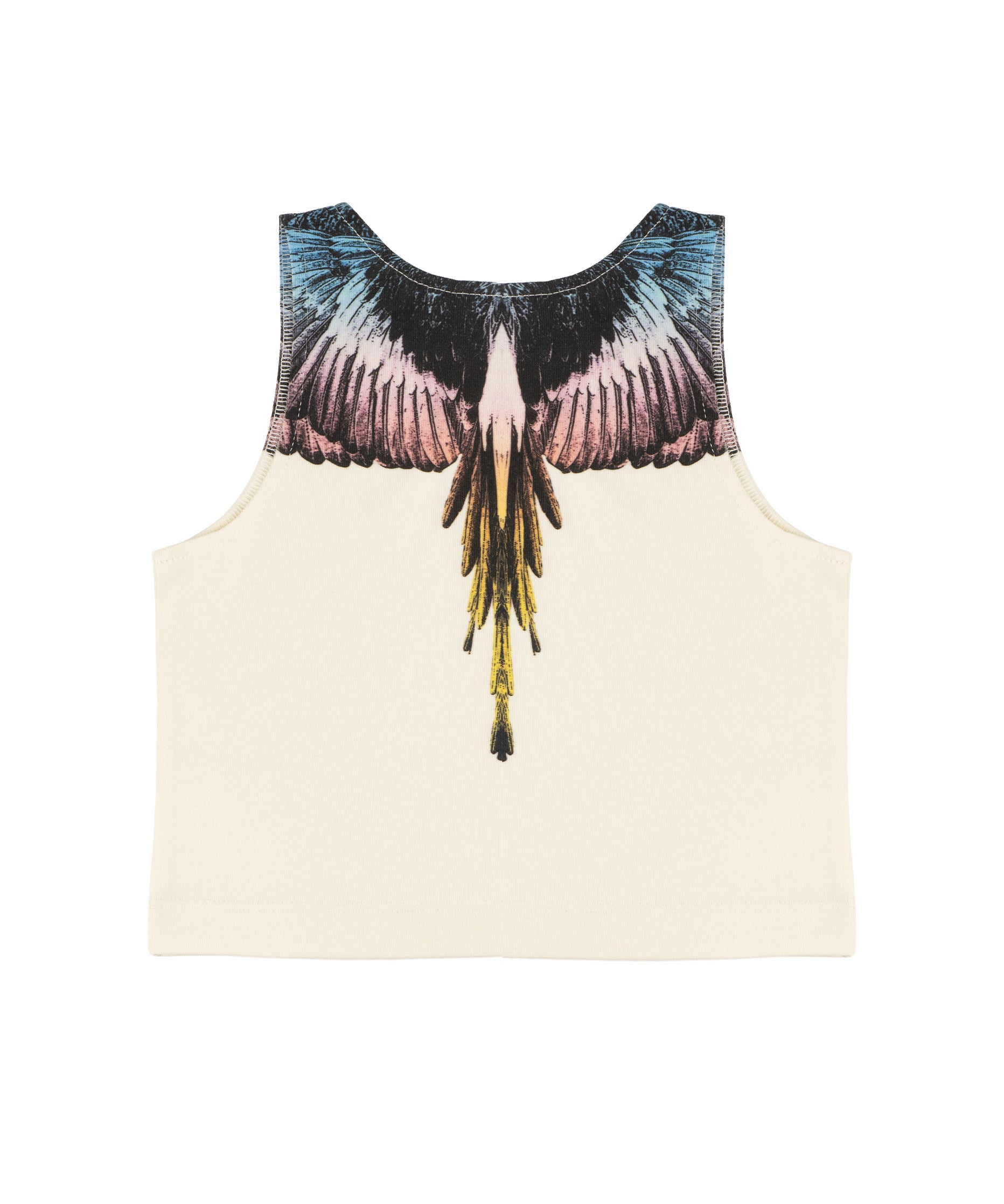 Marcelo Burlon County of Milan Kids Canotta Cocco con Stampa per Bambini