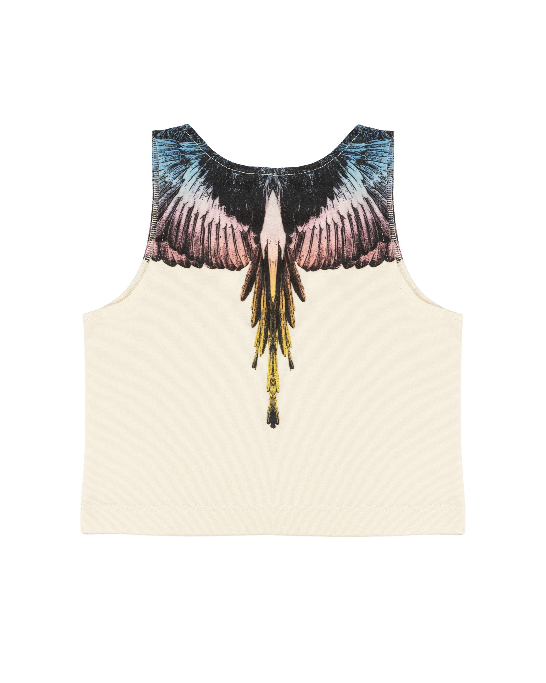 Marcelo Burlon County of Milan Kids Canotta Cocco con Stampa per Bambini