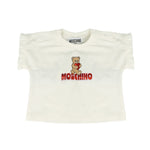 Moschino Kids T-Shirt con Teddy Bear Bianco per Neonate
