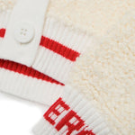 Iceberg Kids Cardigan Bianco in Bouclé (dettaglio)