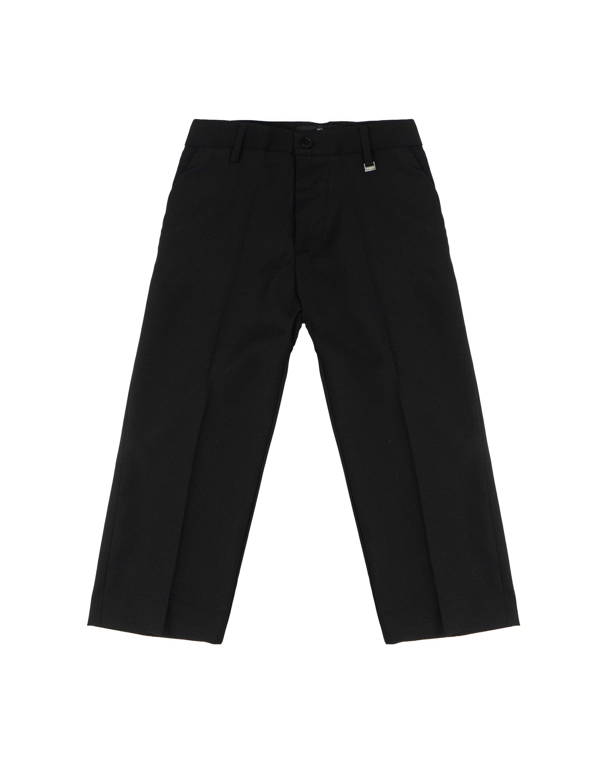 I'M Brian Kids Pantalone Nero Classico per Bambini