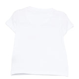 John Richmond Kids T-Shirt Bianco con Logo Ricamato per Neonate