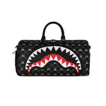 Sprayground Kids Borsone Nero Fantasia Multicolor con Logo Unisex