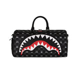 Sprayground Kids Borsone Nero Fantasia Multicolor con Logo Unisex