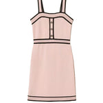Twinset Kids Abito Rosa e Nero per Bambine