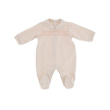 Elisabetta Franchi La Mia Bambina Tutina Rosa con Dettaglio Logo per Neonate