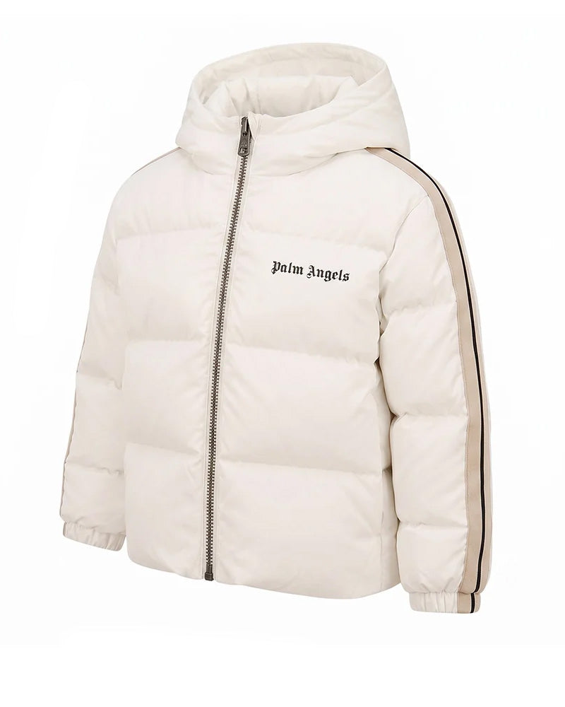 Palm Angels Kids Giacca con Zip Cocco con Logo Unisex