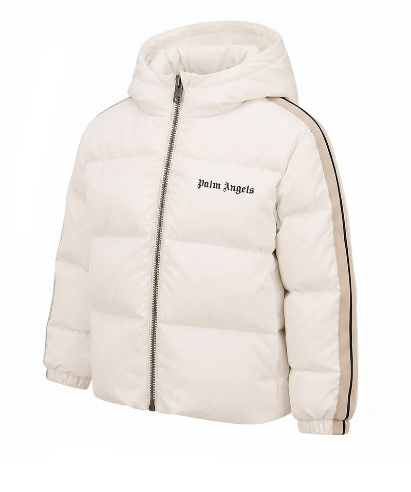 Palm Angels Kids Giacca con Zip Cocco con Logo Unisex