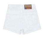 Diesel Kids Bermuda in Denim Bianco per Bambine