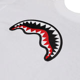 Sprayground Kids T-Shirt Grigia e Bianca con Toppe e Ricami Unisex