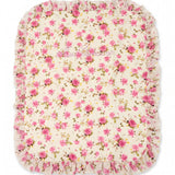 Blumarine Kids Coperta Beige e Rosa Fantasie Rose con Strass per Neonate