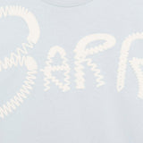 Barrow Kids T-shirt Celeste con Stampa Logo per Bambini (dettaglio)