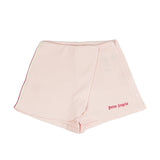 Palm Angels Kids Pantagonna Rosa con Logo Fucsia per Bambine