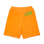 Dsquared2 Kids Bermuda Arancione con Stampa Logo