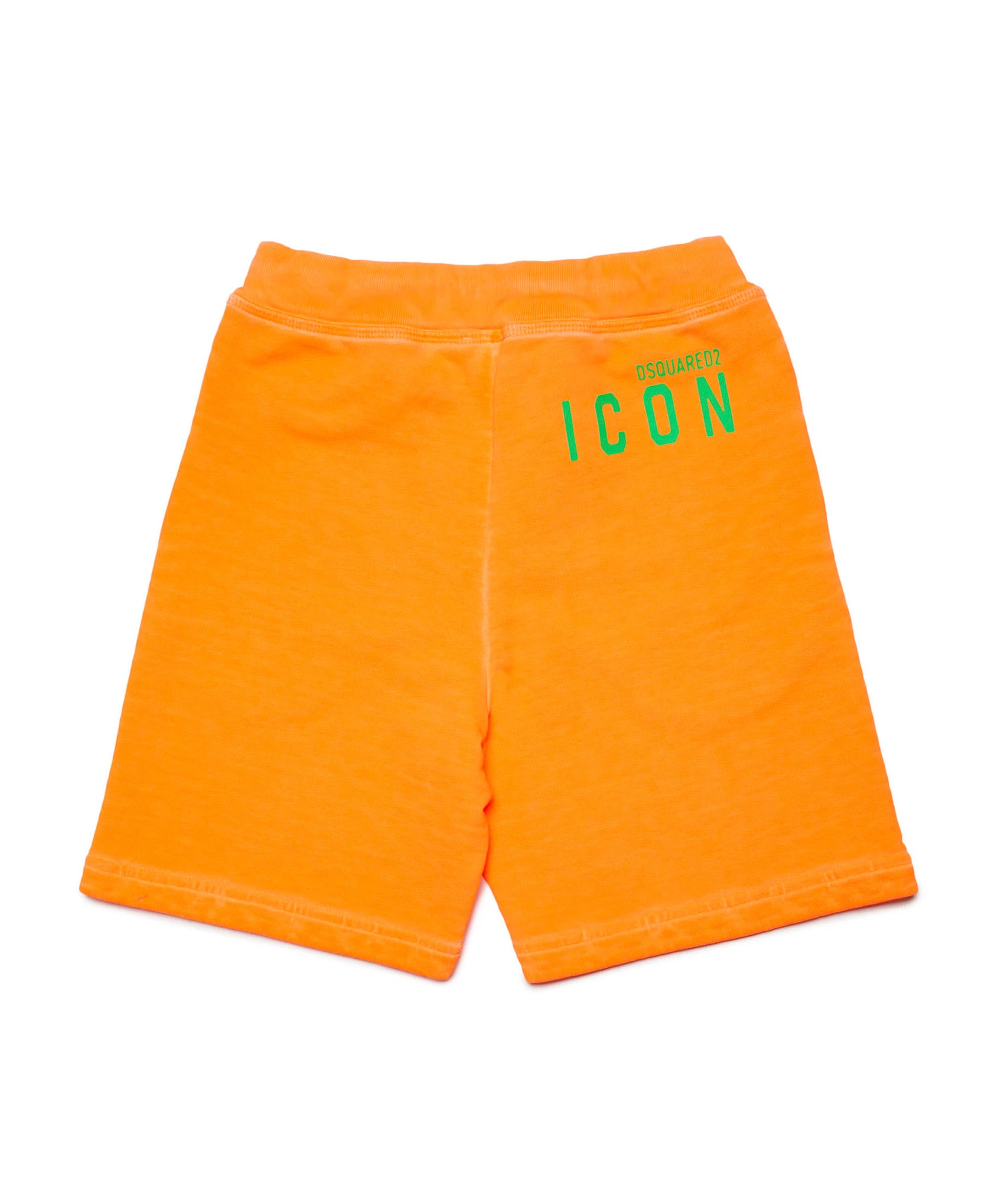 Dsquared2 Kids Bermuda Arancione con Stampa Logo