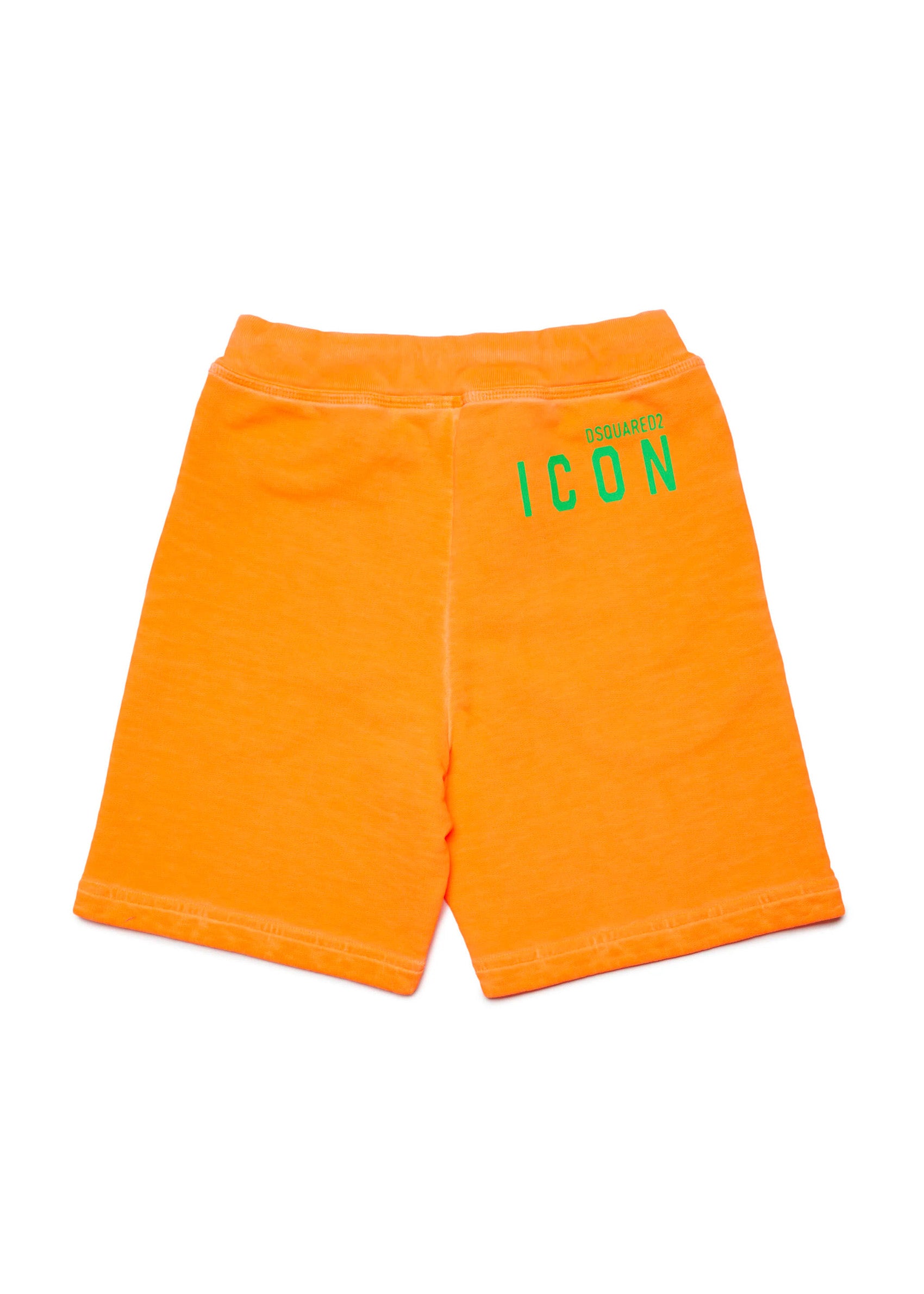 Dsquared2 Kids Bermuda Arancione con Stampa Logo