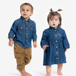Diesel Kids Pantaloni Beige con Tasconi per Neonati