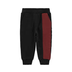 Iceberg Kids Pantaloni Joggers Neri con Logo Relief per Neonati
