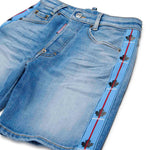 Dsquared2 Kids Bermuda Denim con Banda Logo per Bambini