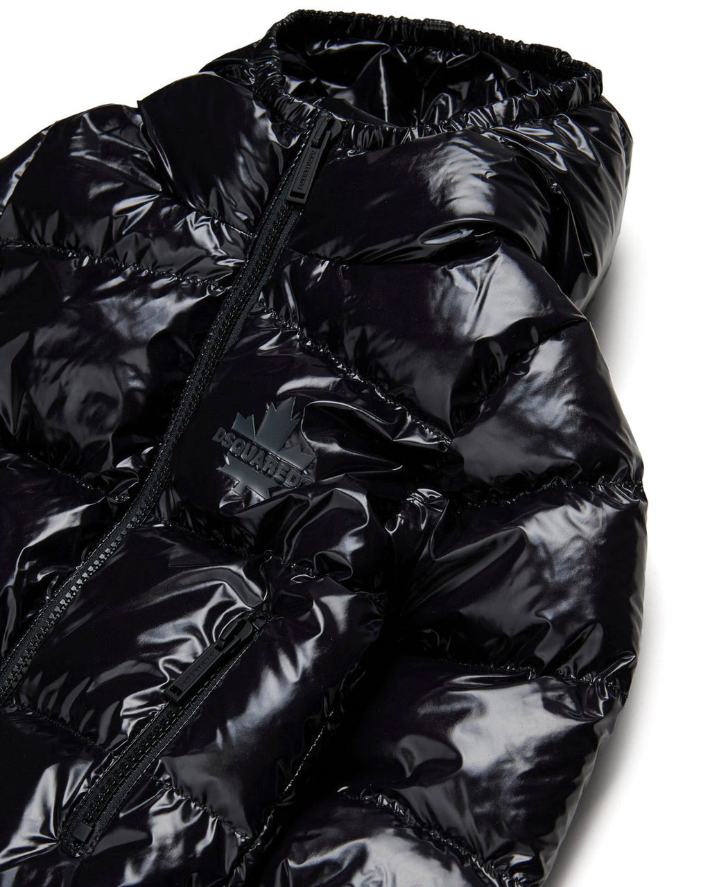 Dsquared2 Kids Giubbino Puffer Nero per Neonati