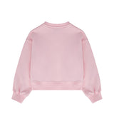 Iceberg Kids Felpa Girocollo Rosa con Logo per Bambine