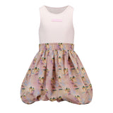 Palm Angels Kids Abito Rosa con Fantasia per Bambine