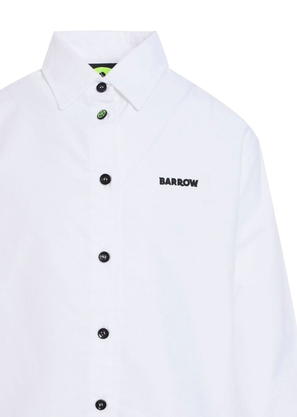 Barrow Kids Camicia Bianca con Smile per Bambine (dettaglio)