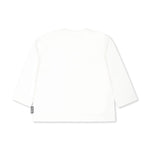 Moschino Kids T-shirt Panna Maniche Lunghe per Neonati (retro)