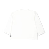 Moschino Kids T-shirt Panna Maniche Lunghe per Neonati (retro)