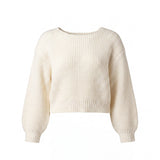 Elisabetta Franchi Kids Cardigan in Maglia Avorio per Neonate
