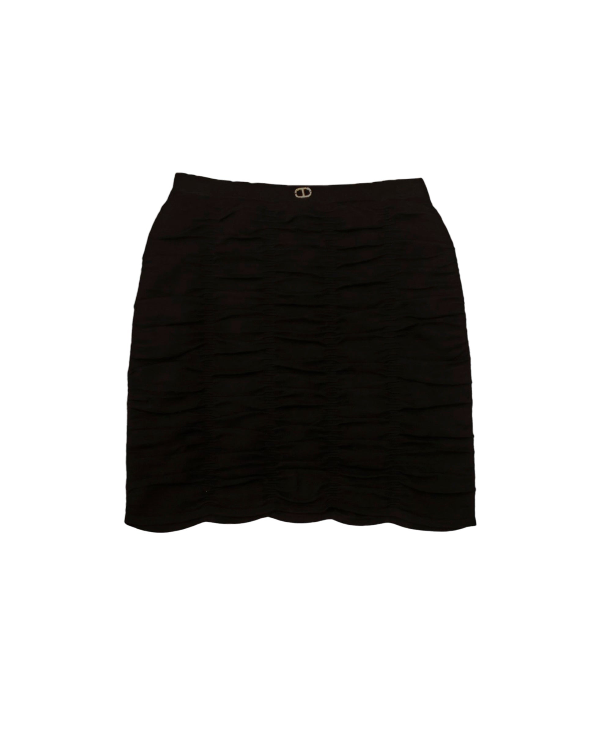 Twinset Kids Gonna Nera con Logo per Bambine