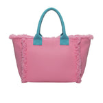 F**K Kids Maxi Borsa Rosa e Azzurra con Logo per Bambine