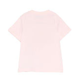 Moschino Kids T-Shirt Rosa con Logo Teddy Bear per Neonate