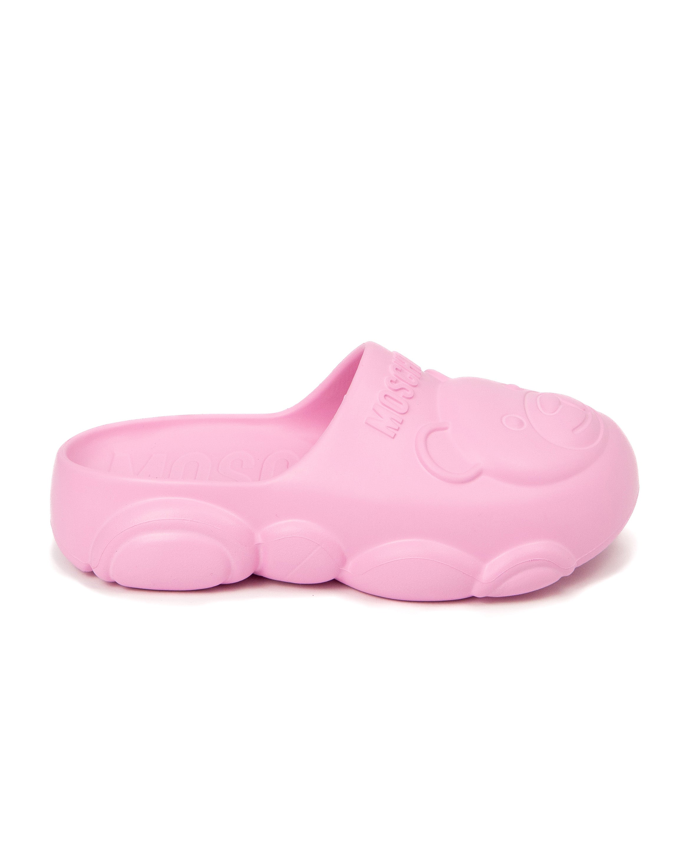 Moschino Kids Sandalo Rosa con Teddy per Bambine