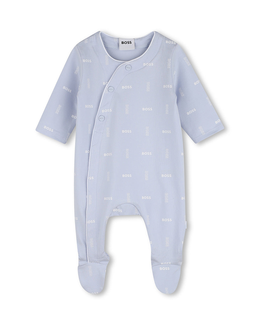 Boss Kids Tutina+ Bavetto + Cappello Blu Cielo All-Over per Bambini