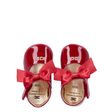 Elisabetta Franchi Ballerina Rossa con Fiocco per Neonate