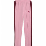 Puma Kids Pantalone di tuta Rosa con Ricamo Logo per Bambine