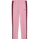 Puma Kids Pantalone di tuta Rosa con Ricamo Logo per Bambine