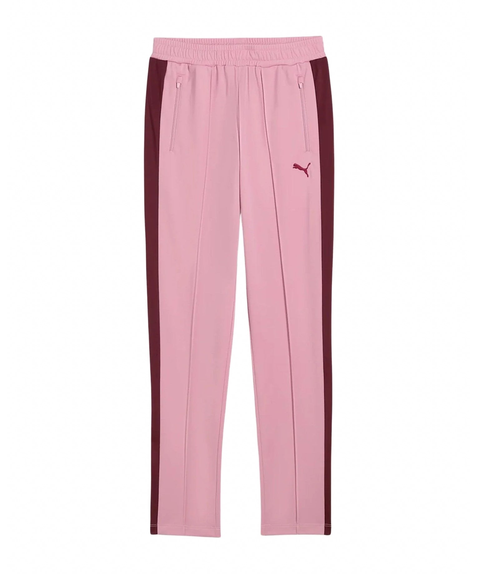 Puma Kids Pantalone di tuta Rosa con Ricamo Logo per Bambine