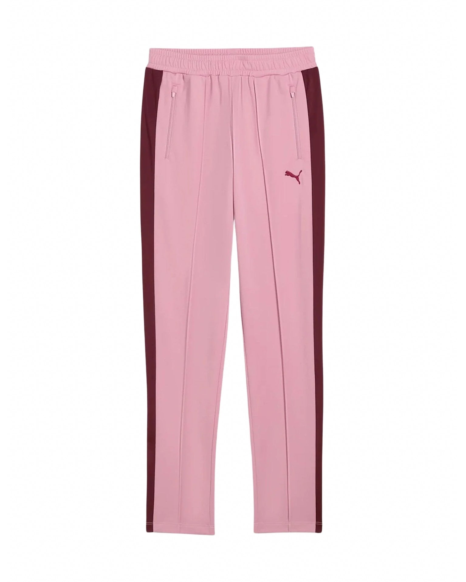 Puma Kids Pantalone di tuta Rosa con Ricamo Logo per Bambine