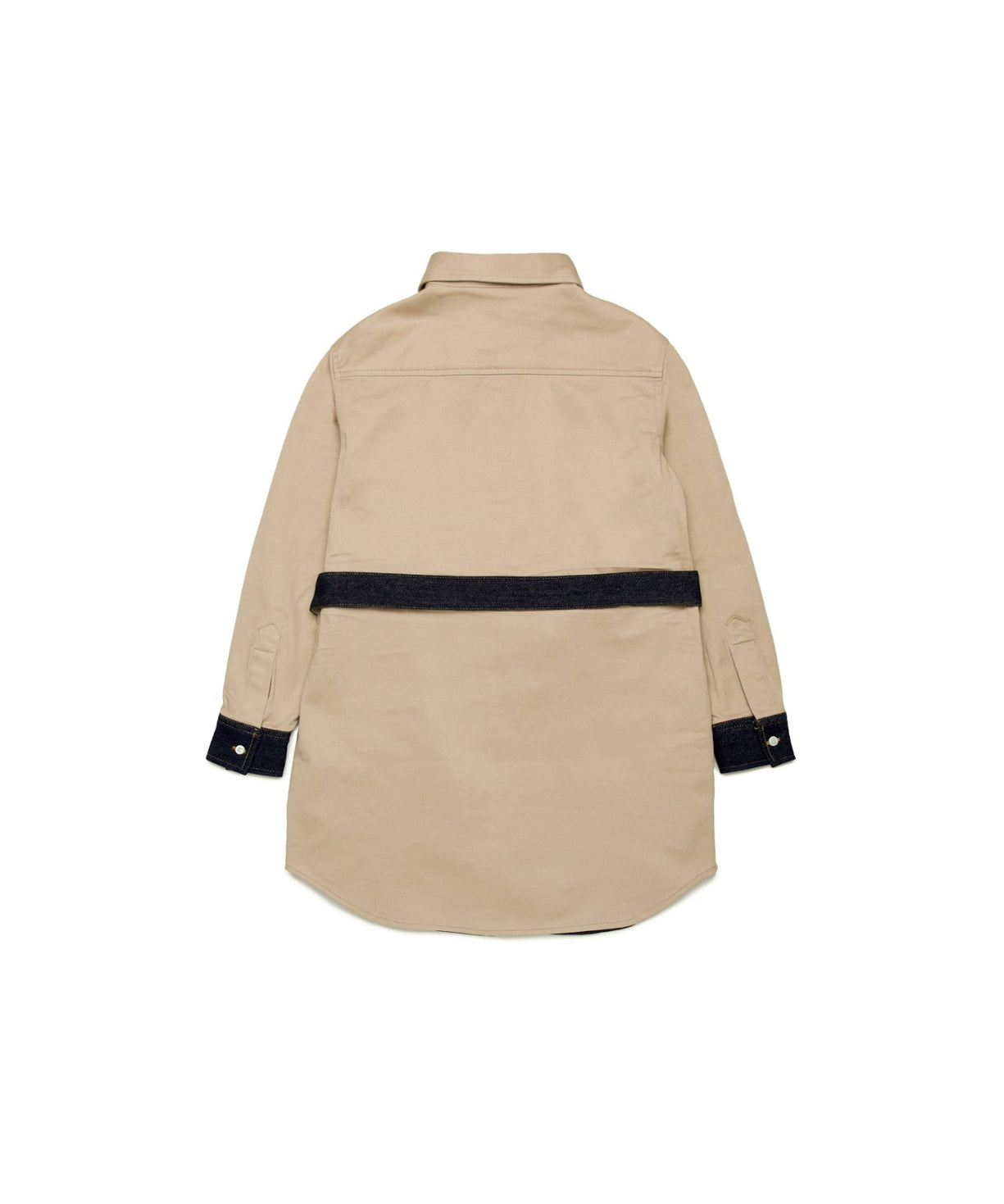 Dsquared2 Kids Abito in Gabardina Beige per Neonate(retro)