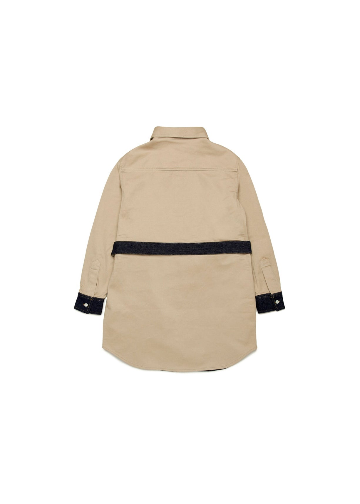 Dsquared2 Kids Abito in Gabardina Beige per Neonate(retro)