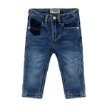 Iceberg Kids Pantaloni Denim Delavè per Neonati