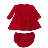 Elisabetta Franchi La Mia Bambina Abito Rosso per Neonate