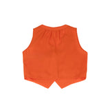 Patrizia Pepe Kids Gilet Arancione per Bambine