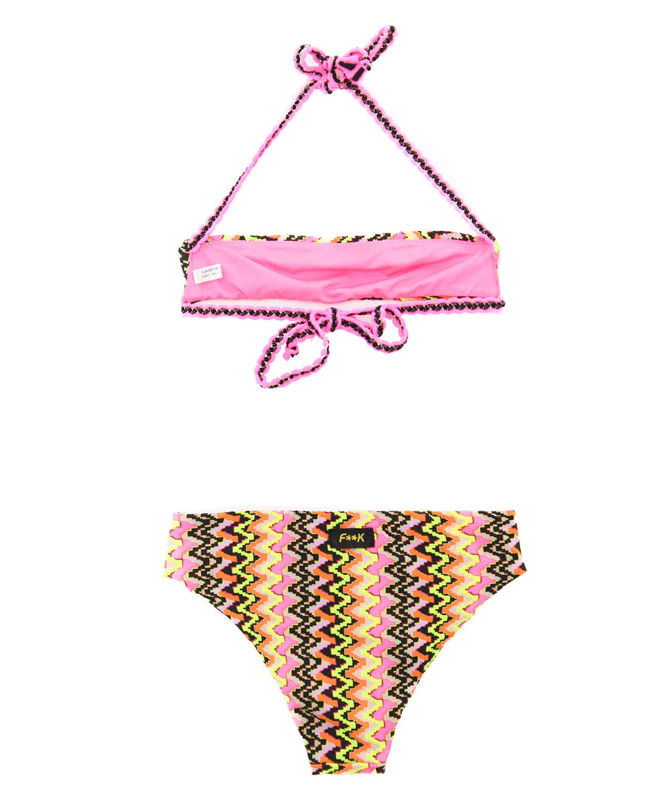 EffeK Costume Bikini Fantasia Multicolor per Bambine