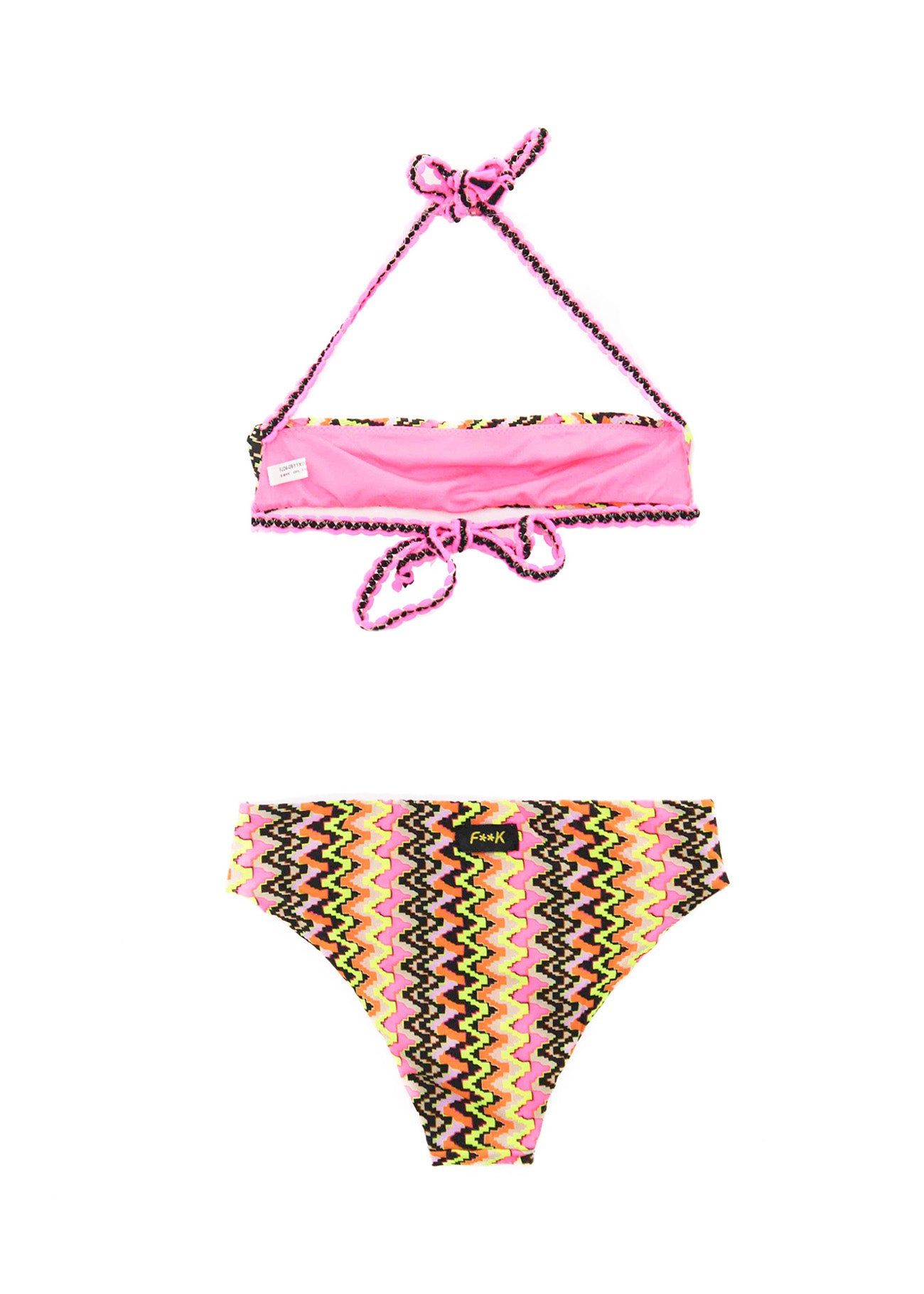EffeK Costume Bikini Fantasia Multicolor per Bambine