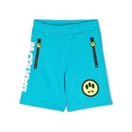 Barrow Kids Short Turchese con Stampa per Bambini frontale