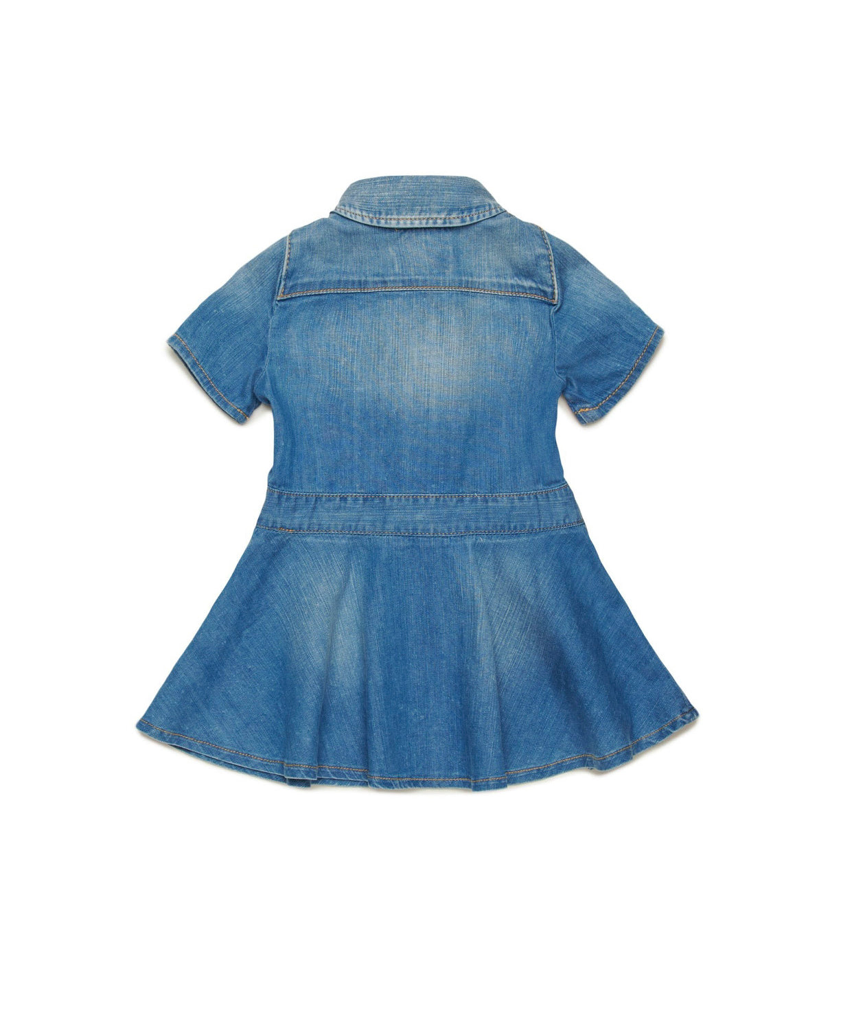 Dsquared2 Kids Abito Denim Svasato per Neonate