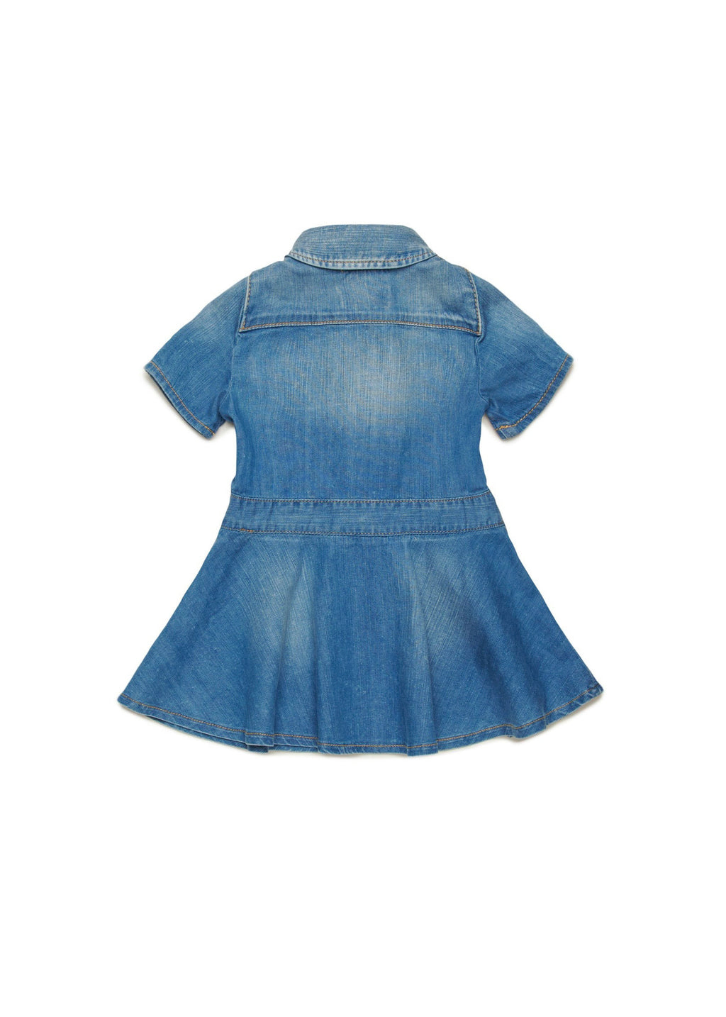 Dsquared2 Kids Abito Denim Svasato per Neonate